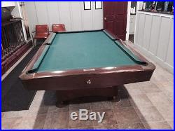 Brunswick Gold Crown III Pool Table NO RESERVE