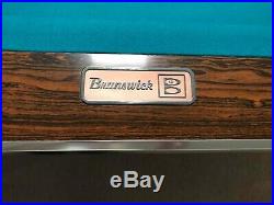 Brunswick, Gold Crown II, Pool Table, 1975, light use, slate, 50% OFF, NOW $2900