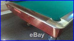 Brunswick Gold Crown IV 4.5 x 9 ft Pool Table withcover