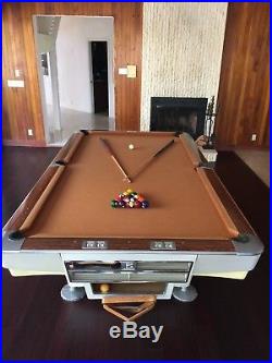 Brunswick Gold Crown Regulation Size Rare Vintage Pool Table