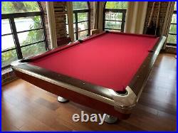 Brunswick Gold Crown V Tournament pool table 4x9 ft excellent condition