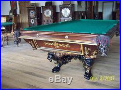 Brunswick Monarch Antique Pool Table