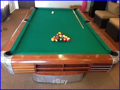 Brunswick Pool Table 1946 4' x 8' Tournament Vintage Pool Table