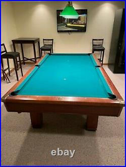 Brunswick Pool Table (8 ft.) Very Good Condition, with Accessories, Barely Used