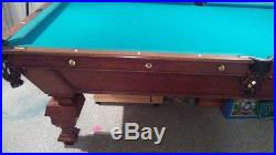Brunswick Pool Table Antique 1905