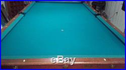 Brunswick Pool Table Antique 1905