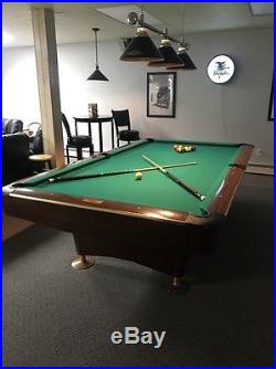 Brunswick Pool Table Gold Crown II 9' X 4.5