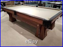 Brunswick Pool Table - Restored 1915 Arcade 8 Foot