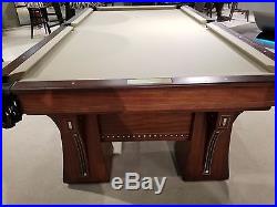 Brunswick Pool Table - Restored 1915 Arcade 8 Foot