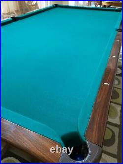 Brunswick Pool Table Snooker Mahogany #102799 Used