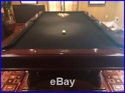 Brunswick Pool Table With Wall Rack And All Accessories. Beautiful Table