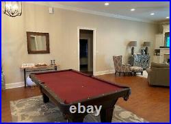 Brunswick Pool Table with Billiards Accessories for sale