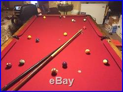Brunswick Snooker (pool) table. Good condition. This table is 9ft. By 5 ft. I