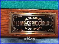 Brunswick Wellington Monarch Cushion Pool Table ++ Accessories