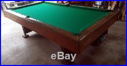 Brunswick Windsor 8ft 3 Piece Slate Pocket+Billiard Pool Table