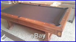 Brunswick Windsor 9ft Pool Table withCues, Balls, Acc High End 9' Billiards Table