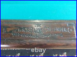 Brunswick billiard table. It is a 1905 brunsmwick medalist 5x10 table for carom