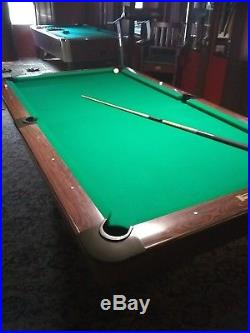 Brunswick gold crown pool table
