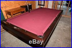 Brunswick pool table Hawthorn 8 ft model with extras