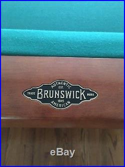 Brunswick pool table used