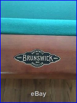 Brunswick pool table used