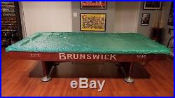 Burnswick Gold Crown Tournament Edition Billiards Pool Table