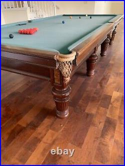 Burroughes And Watts Mahogany 6X12 Ft Snooker Table Circa 1870