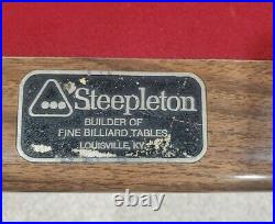 C. C. Steepleton 9' Pool / Billiards Table 3 Piece Slate
