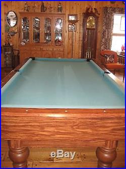 Canterbury Drop Pocket 8 Ft. Slate Home Pool Table with Accessories