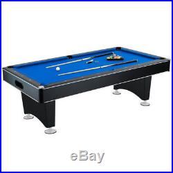 Carmelli 8 Ft Hustler Pool Table Blue Felt Billiards with Accessories