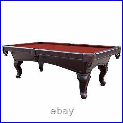 Championship Saturn II Billiards Cloth Pool Table Felt Red 7-Feet