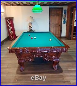 Charles Porter Carom Pool Table + Accessories (Excellent Condition)