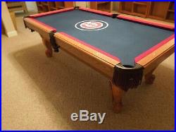 Chicago Cubs Brunswick Slate Top Pool Table