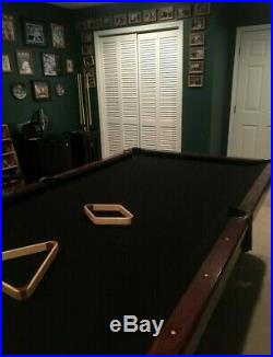 Christopher James Billiard Pool Table with Green Felt Beautiful condition