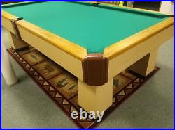 Classic 1950's Brunswick Pool Table