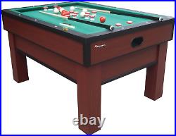 Classic Bumper Pool Table Multi-Coloured, 5- 7/8 Top Apron 7-3/4 Bottom Apron