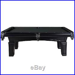 Cobra 8-ft Slate Billiard Pool Table with Black Felt
