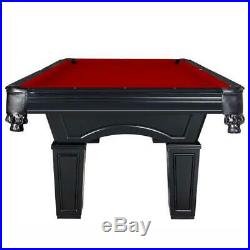 Cobra Authentic 3-Piece 1 Slate Regulation 8' Billiard Pool Table w Accessories