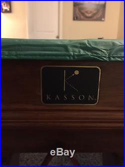 Custom 8 foot Kasson Pool Billiards Table with Accessories