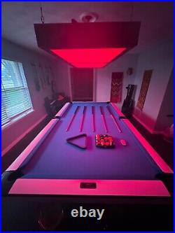 Custom Made Brunswick Gold Crown Pool Table With Other Items