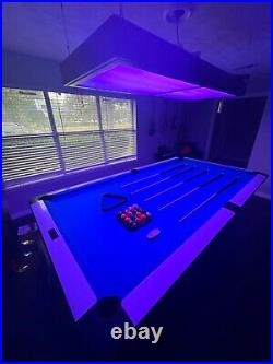 Custom Made Brunswick Gold Crown Pool Table With Other Items