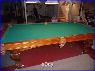 Custom Slate 8ft pool table
