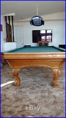 Custom made pool table by Golden West Billards Inc