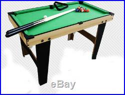 D06 Wooden Kids Pocket Toy Billiard Ball Snooker Pool Table Home Fun Game 50CM