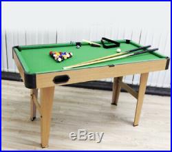 D13 Green Wooden Kids Toy Home Billiard Ball Snooker Pool Table Game 74CM