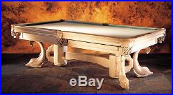 DOLPHIN POOL TABLE 8' OAK WITH SPECIAL MADE COVER