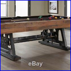 Da Vinci Pool Table 8' by American Heritage Reclaimed Wood with FREE Shipping