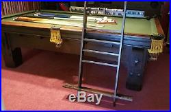 Delta Pool Table/ 8Ft/One Pc Slate/Mission Style/Used/Good Cond
