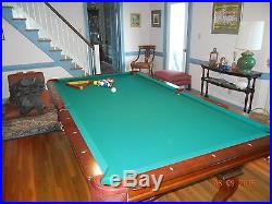 Deluxe 8 foot Olhausen pool table