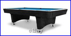 Diamond Billiards 9' Professional Black Lacquer Oak Home Pool Table